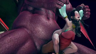 3D动画-巨大的怪物他妈的阿拉伯公主}